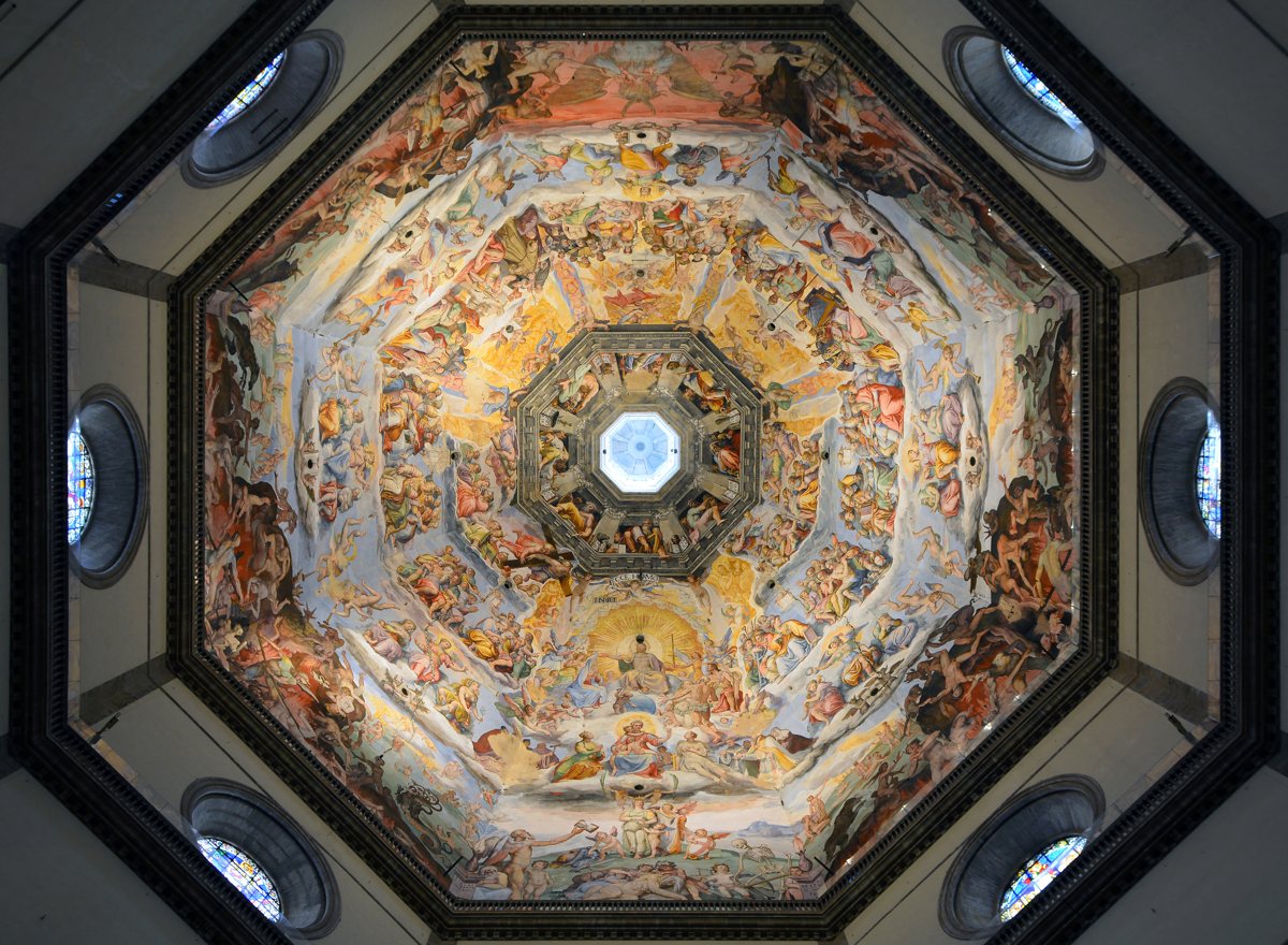 Inside Brunelleschi’s dome, Florence Cathedral