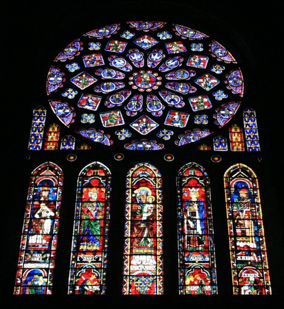 North rose window, Chartres Cathedral