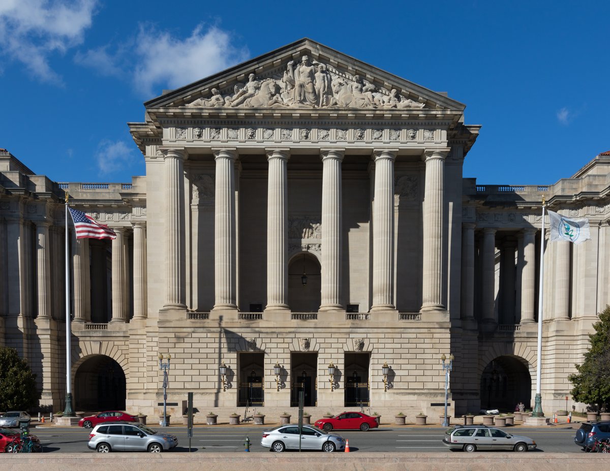 Pórtico del Mellon Auditorium, Washington