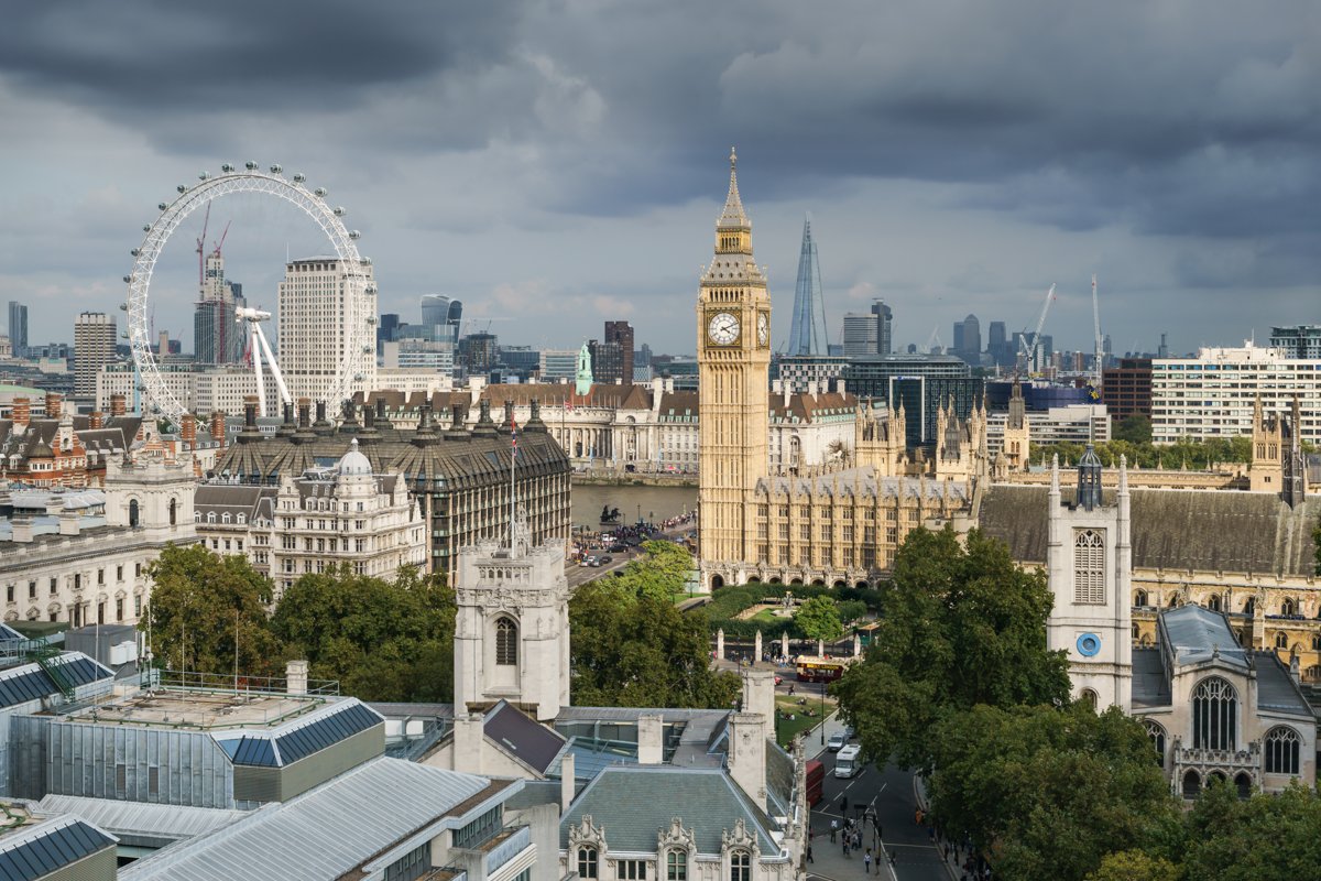 Palace of Westminster and the London Eye