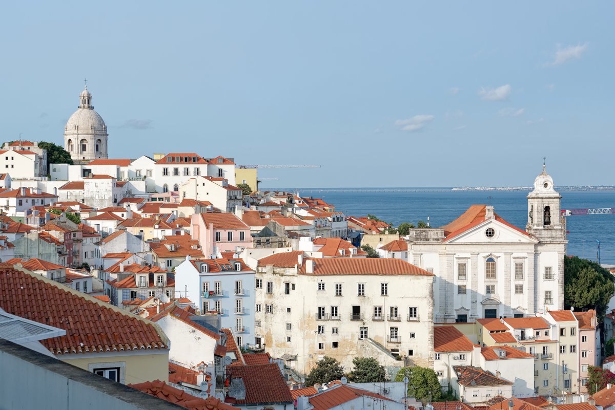 Alfama from Santa Luzia viewpoint, Lisbon