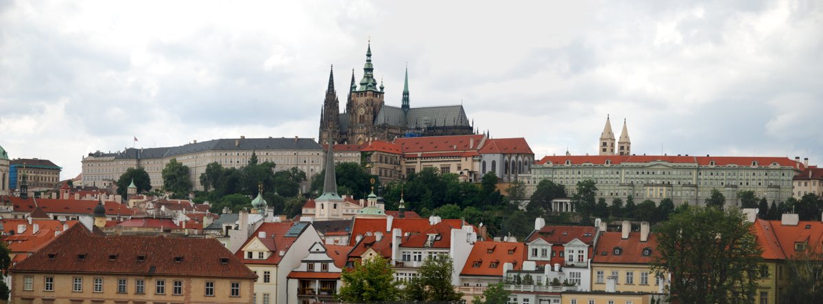 Prague Castle seen from Charles Bridge