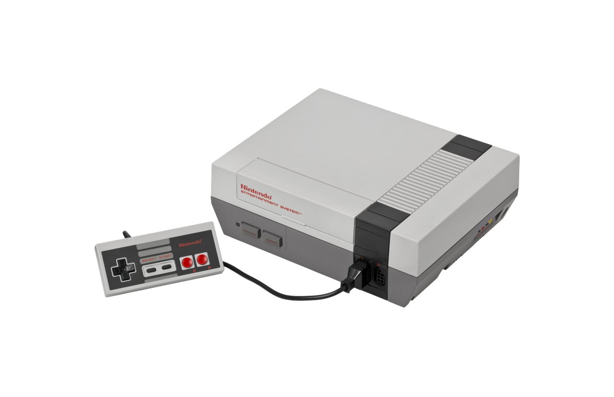 North American NES with controller.