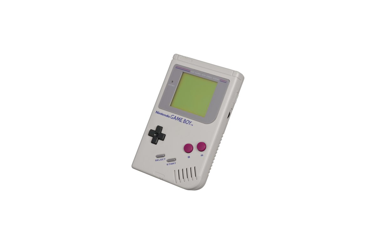 Original monochrome Game Boy.