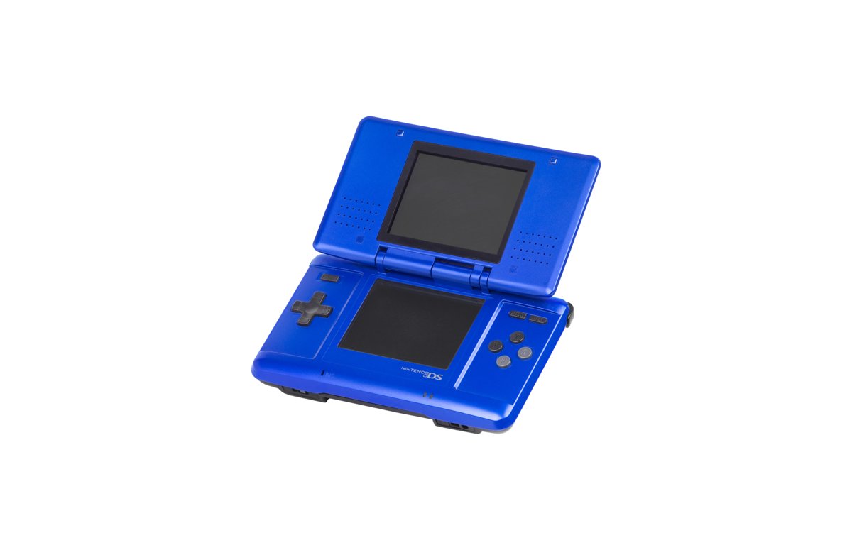 蓝色原始Nintendo DS。