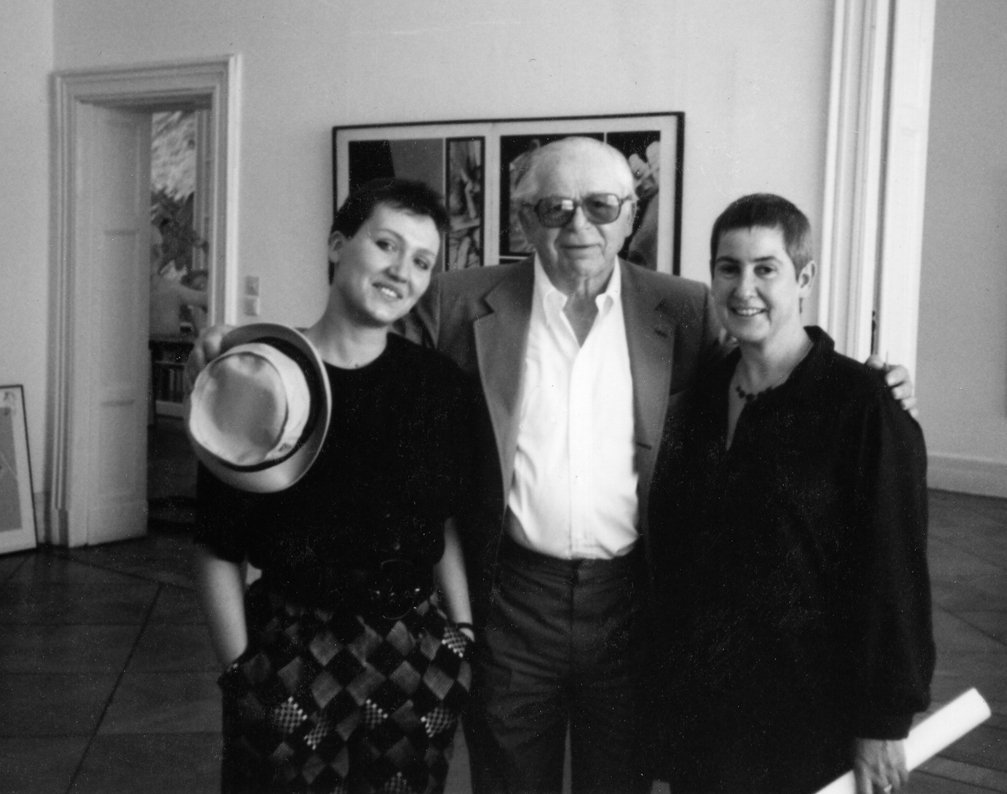 Wilder, centre, at Galerie Poll, 1989