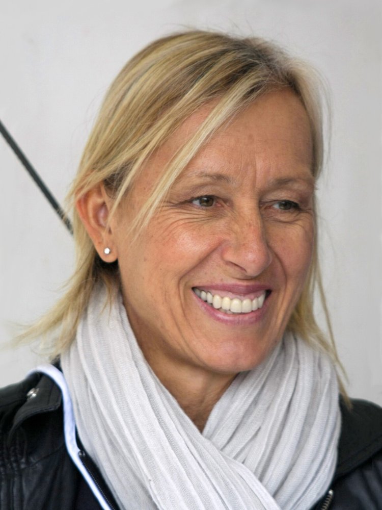 Martina Navratilova.
