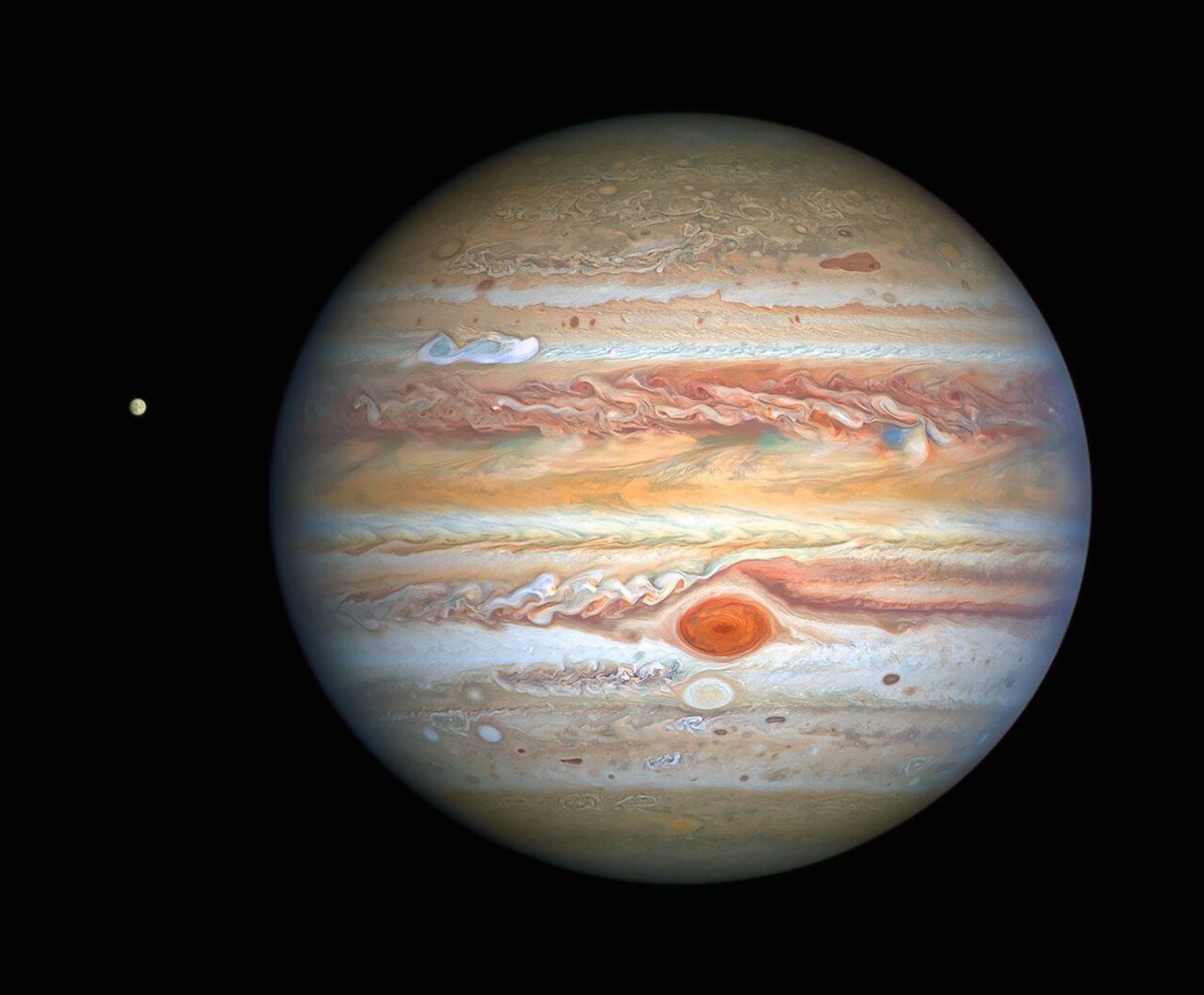 Jupiter and Europa, 25 August 2020