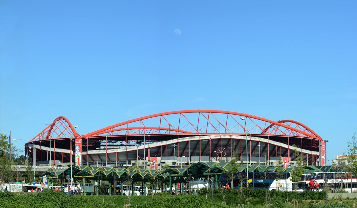 Estádio da Luz, photographed in April 2013
