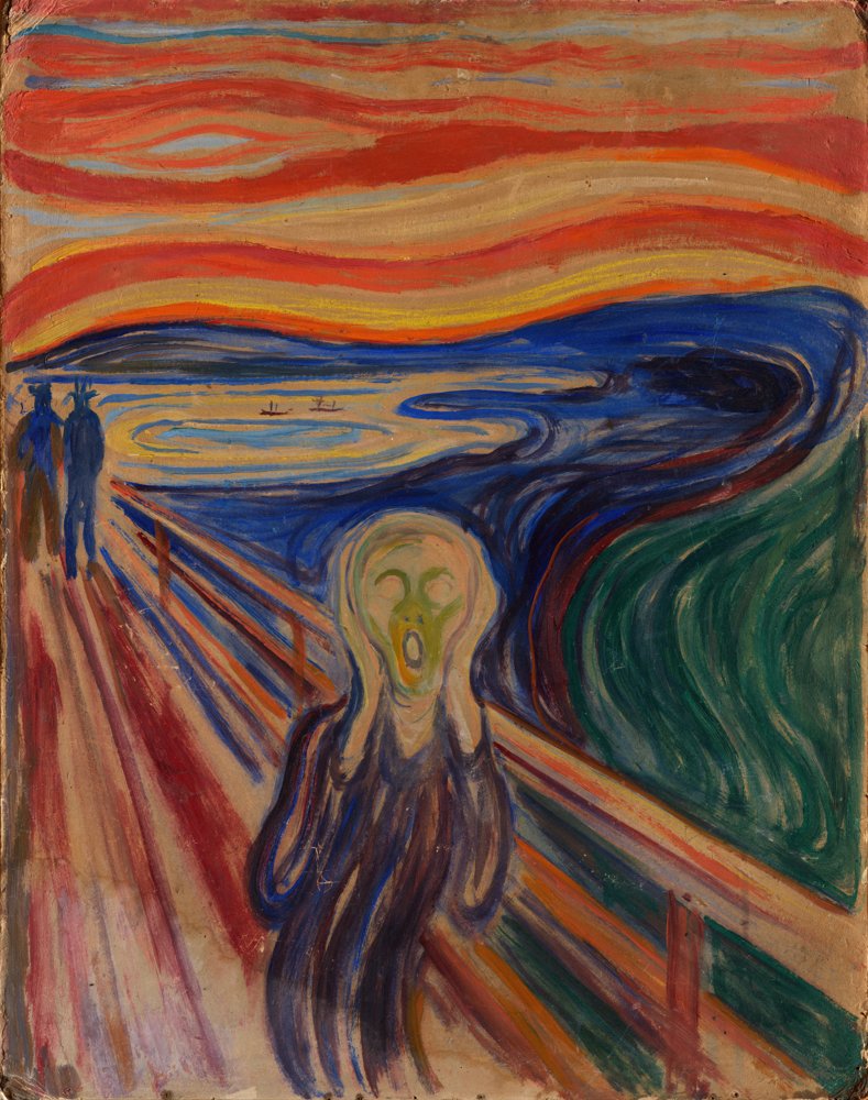 El grito, versión del Museo Munch, 1910