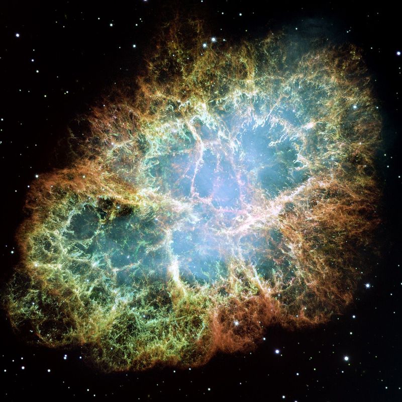 Crab Nebula: an illustrative pulsar environment.