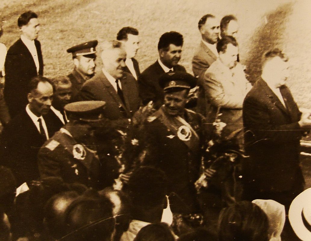 Pavel Belyayev and Alexei Leonov, the Voskhod 2 crew.