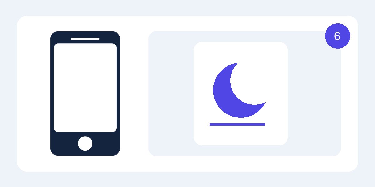 Scheduled-quiet-time illustration · Topnilo / Assaf Katz · CC0