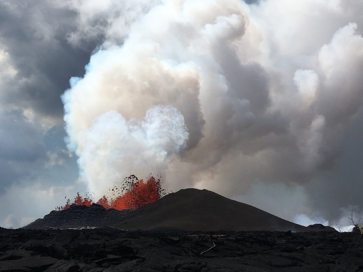 Kīlauea fissure eruption in 2018