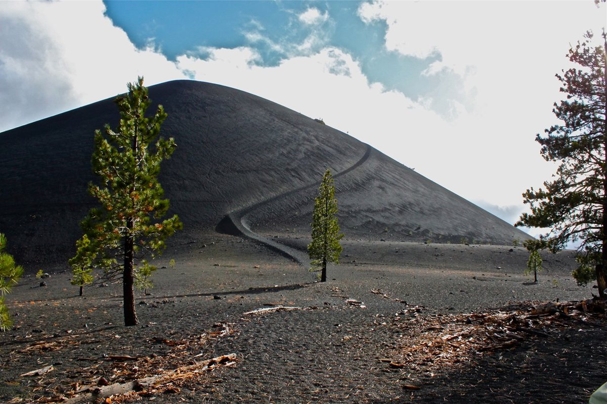 Cinder Cone in Lassen Volcanic National Park